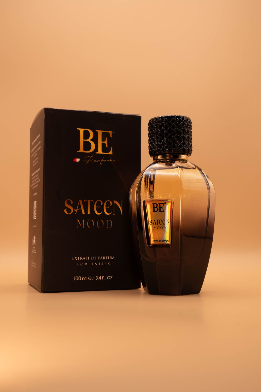 BE Parfum Sateen Mood met verpakking - Arabians Tonka dupe, 100ml extrait de parfum voor unisex